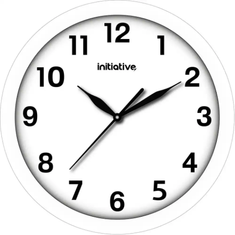 Picture of INITIATIVE WALL CLOCK 300MM WHITE