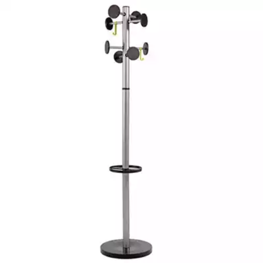 Picture of ALBA COAT RACK STAND 3 SILVER / BLACK