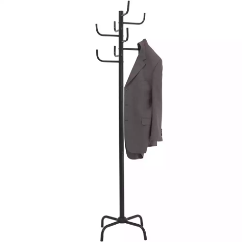 Picture of JASTEK 8 HOOK COAT RACK BLACK