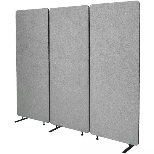 Picture of VISIONCHART ZIP ACOUSTIC TRIPLE EXTENSION PANEL 1650 X 1830MM SILVER