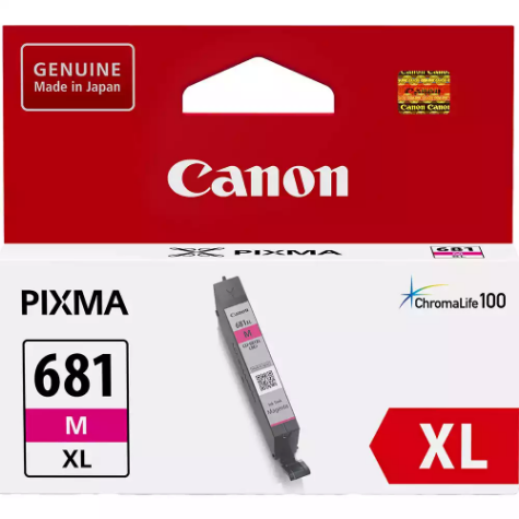 Picture of CANON CLI681XL INK CARTRIDGE HIGH YIELD MAGENTA