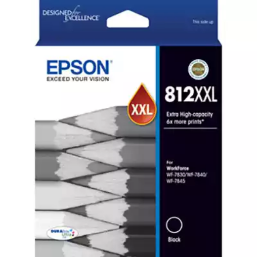 Picture of EPSON 812XXL INK CARTRIDGE EXTRA HIGH YIELD BLACK