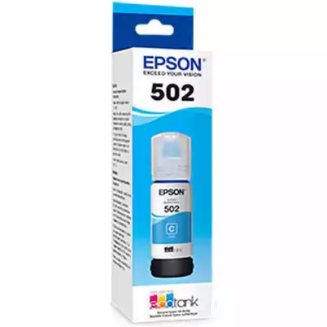 Picture of EPSON T502 ECOTANK INK BOTTLE CYAN