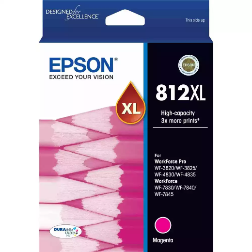 Picture of EPSON 812XL INK CARTRIDGE HIGH YIELD MAGENTA