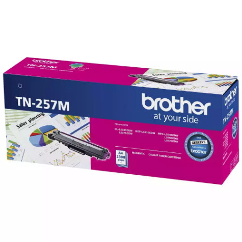 Picture of BROTHER TN257 TONER CARTRIDGE MAGENTA