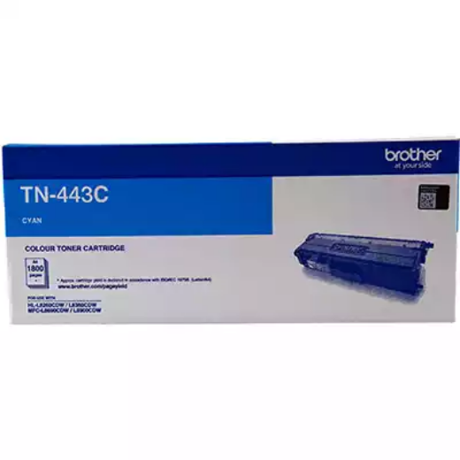 Picture of BROTHER TN443 TONER CARTRIDGE HIGH YIELD CYAN