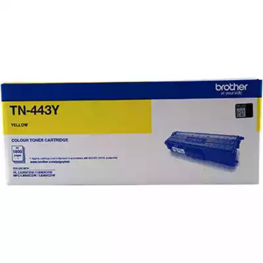 Picture of BROTHER TN443 TONER CARTRIDGE HIGH YIELD YELLOW