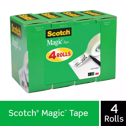 Picture of SCOTCH 810 MAGIC TAPE MULTI PACK 19MM X 25M PACK 4