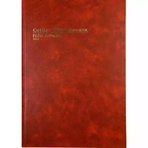 Picture of COLLINS 3880 SERIES ACCOUNT BOOK FEINT PAGED 84 LEAF A4 RED