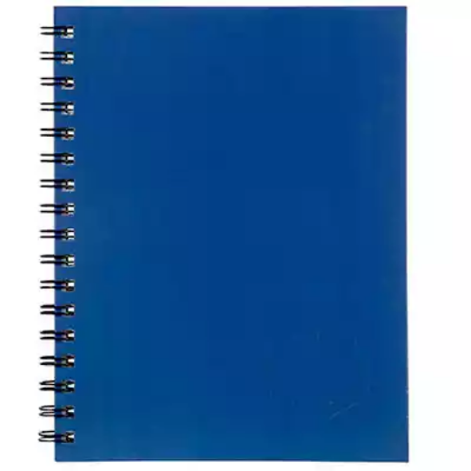 Picture of SPIRAX 512 NOTEBOOK 7MM RULED HARD COVER SPIRAL BOUND A4 200 PAGE BLUE