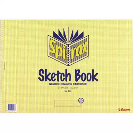 Picture of SPIRAX 533 SKETCH BOOK SPIRAL BOUND 40 PAGE A3