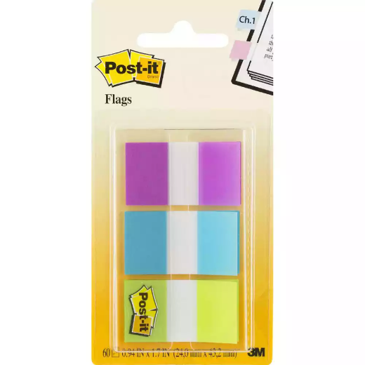 Picture of POST-IT 680-EG-ALT FLAGS ALTERNATING COLOUR PACK 60