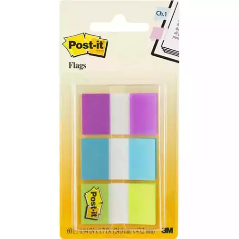 Picture of POST-IT 680-PBG FLAGS BRIGHT ASSORTED PACK 60