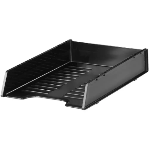 Picture of ITALPLAST GREENR RECYCLED MULTI FIT DOCUMENT TRAY A4 BLACK