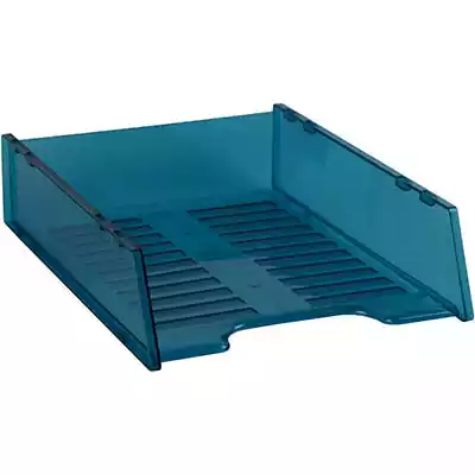 Picture of ITALPLAST MULTI FIT DOCUMENT TRAY A4 TINTED BLUE