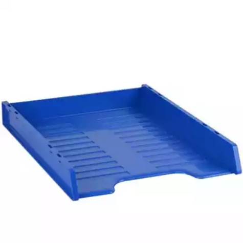 Picture of ITALPLAST SLIMLINE MULTI FIT DOCUMENT TRAY A4 BLUEBERRY