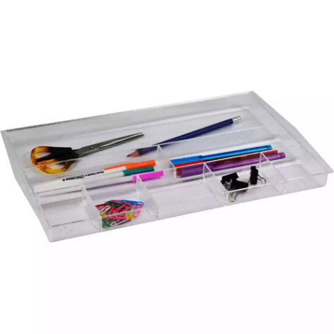 Picture of ITALPLAST DRAWER TIDY 8 COMPARTMENT CLEAR