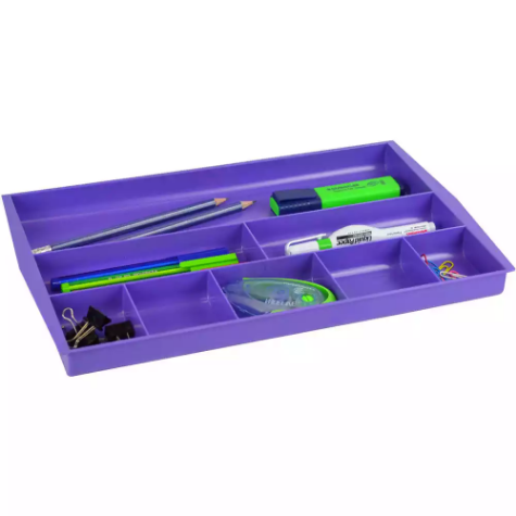 Picture of ITALPLAST DRAWER TIDY 8 COMPARTMENT GRAPE