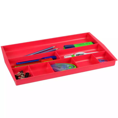 Picture of ITALPLAST DRAWER TIDY 8 COMPARTMENT WATERMELON