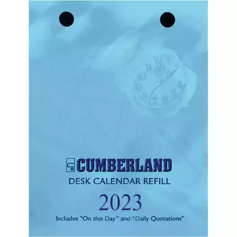 Picture of CUMBERLAND 2023 DESK CALENDAR REFILL TOP PUNCH