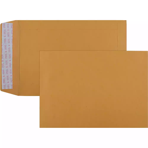 Picture of CUMBERLAND C5 ENVELOPES POCKET PLAINFACE STRIP SEAL 85GSM 162 X 229MM GOLD BOX 500