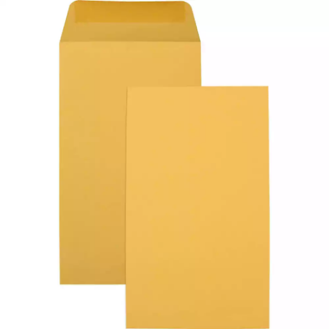 Picture of CUMBERLAND P5 ENVELOPES SEED POCKET PLAINFACE MOIST SEAL 85GSM 120 X 65MM GOLD BOX 1000