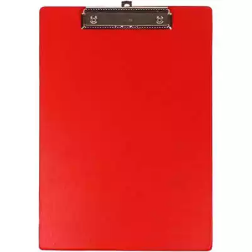 Picture of BANTEX CLIPBOARD PVC A4 RED