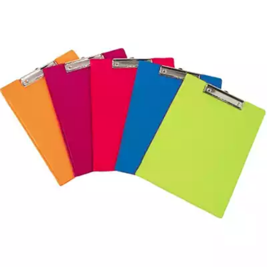 Picture of BANTEX CLIPFOLDER PVC A4 ASSORTED CARTON 10