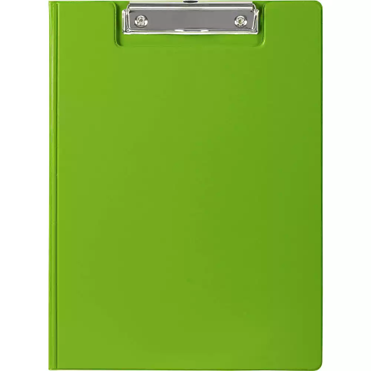 Picture of MARBIG CLIPFOLDER PE A4 SUMMER COLOURS LIME GREEN