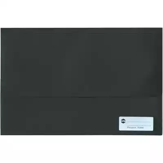 Picture of MARBIG POLYPICK DOCUMENT WALLET FOOLSCAP BLACK