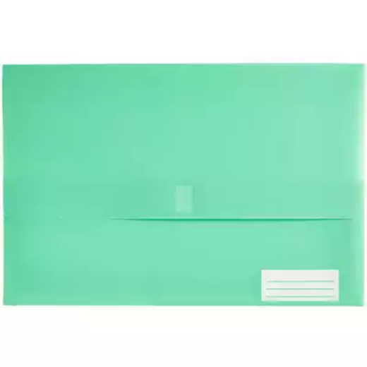 Picture of MARBIG POLYPICK DOCUMENT WALLET FOOLSCAP TEAL