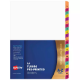 Picture of AVERY 85743 DIVIDER PLASTIC A4 A-Z RAINBOW FLUORESCENT TAB