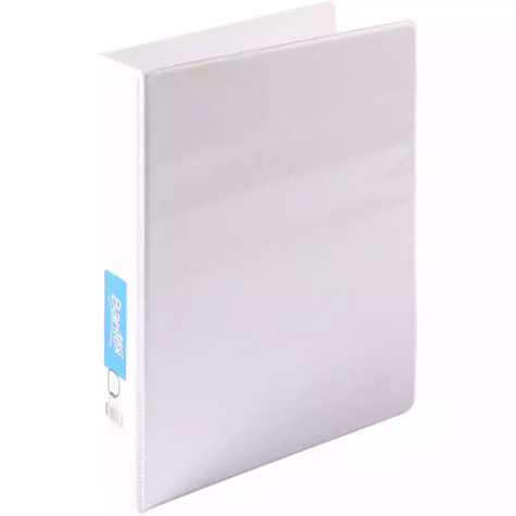 Picture of BANTEX INSERT RING BINDER PP 2D 38MM A4 WHITE