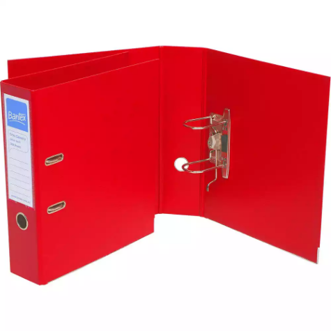 Picture of BANTEX PP EXTRA CAPACITY LEVER ARCH FILE 80MM A4 RED