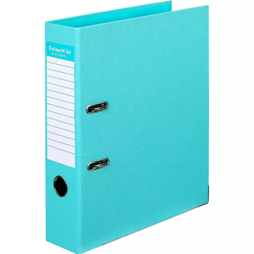 Picture of COLOURHIDE LEVER ARCH FILE PE A4 AQUA