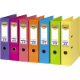 Picture of MARBIG LINEN LEVER ARCH FILE PE 75MM A4 ASSORTED PACK 10