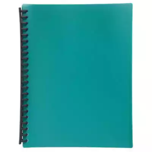 Picture of MARBIG DISPLAY BOOK REFILLABLE 20 POCKET A4 GREEN