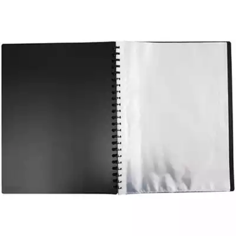 Picture of MARBIG DISPLAY BOOK REFILLABLE 40 POCKET A4 BLACK