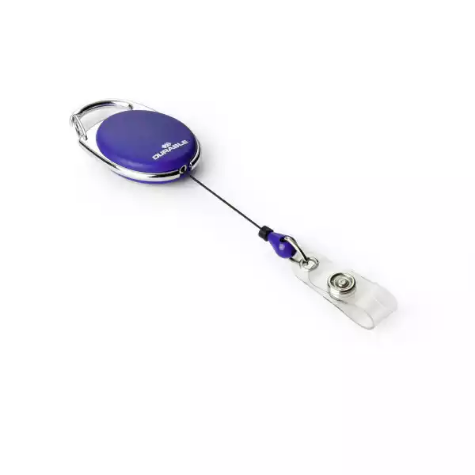 Picture of DURABLE BADGE REEL STYLE WITH SNAP BUTTON STRAP DARK BLUE