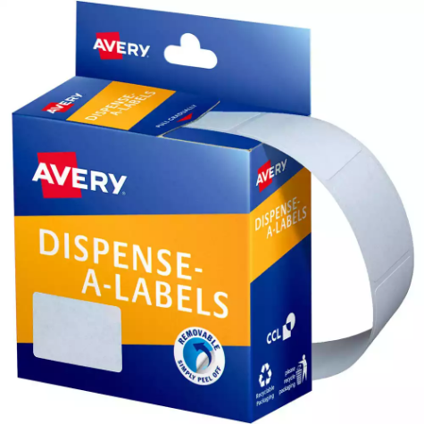 Picture of AVERY 937219 GENERAL USE LABELS 24 X 32MM WHITE BOX 420