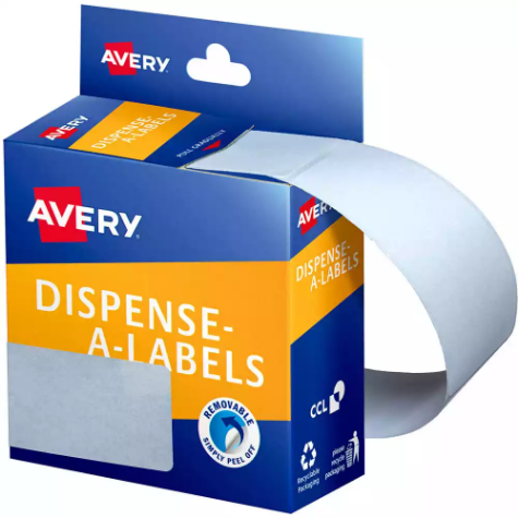 Picture of AVERY 937224 GENERAL USE LABELS 76 X 27MM WHITE BOX 180