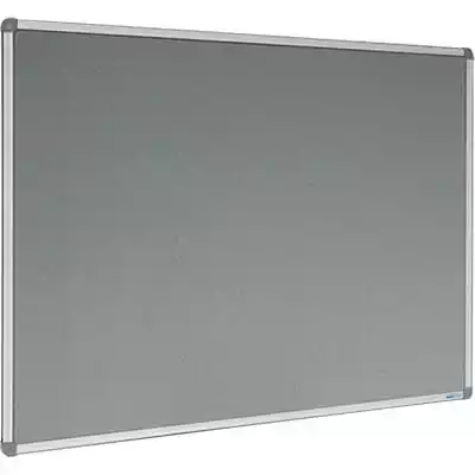 Picture of VISIONCHART CORPORATE FELT PINBOARD ALUMINIUM FRAME 1500 X 900MM GREY