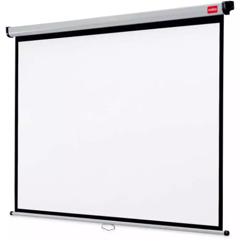 Picture of NOBO PROJECTION SCREEN 16:10 WALL MOUNT 92 INCH 2000 X 1350MM WHITE