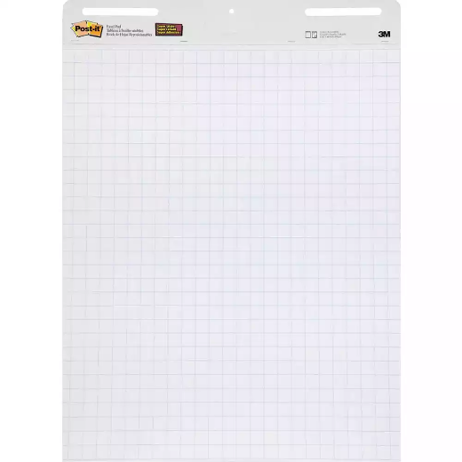 Picture of POST-IT 560 SUPER STICKY EASEL PAD GRID LINED 635 X 775MM WHITE