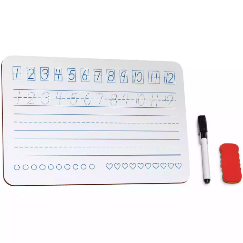 Picture of JPM WHITEBOARD NUMBERS A4 WHITE