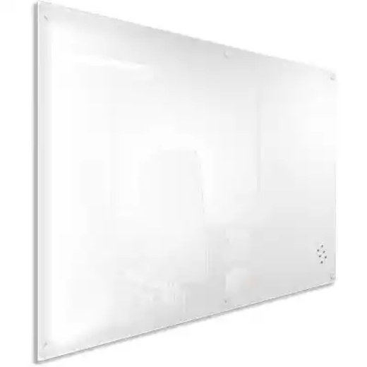 Picture of VISIONCHART LUMIERE MAGNETIC GLASSBOARD WITH PEN TRAY 1200 X 600MM WHITE