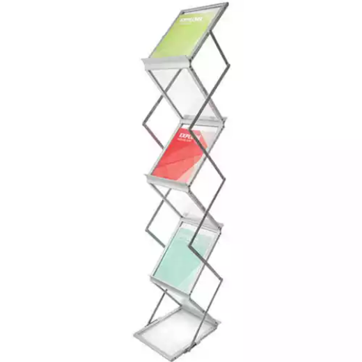 Picture of DEFLECTO PORTABLE CONCERTINA DISPLAY STAND A4 CLEAR