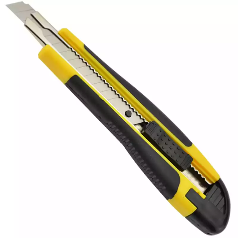 Picture of ITALPLAST I850 PREMIUM CUTTING KNIFE 9MM YELLOW/BLACK