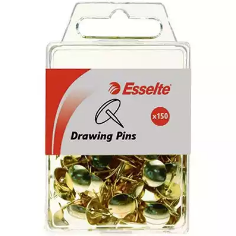 Picture of ESSELTE DRAWING PINS BRASS PACK 150