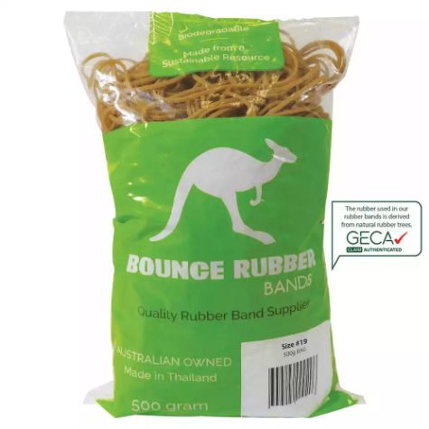 Picture of BOUNCE RUBBER BANDS SIZE 19 500G